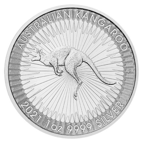 1 OZ Gümüş Sikke Avustralya Kanguru 2021 resmi