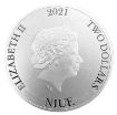 Изображение Серебряная монета Биткойн 1 унция 2021