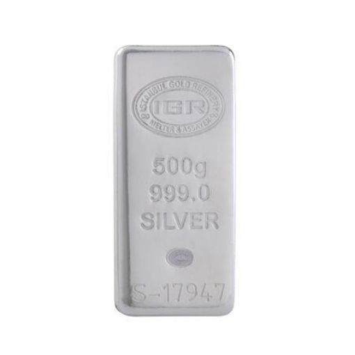 Gümüş Külçe 500 Gram (İAR Gümüş Külçe) resmi