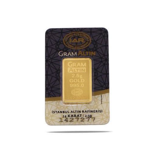 İAR AgaKulche 2,5 gram altın külçe altın - HAS resmi